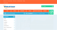 Desktop Screenshot of mundodeljoyero.com